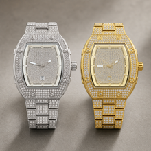 Men’s Faceted-Accent Tonneau Calendar Quartz Watch — regenerated view 2