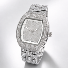 Men’s Faceted-Accent Tonneau Calendar Quartz Watch — regenerated view 3
