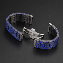 Men’s Blue-Accent Roman-Index Three-Subdial Quartz Watch — product photo 06