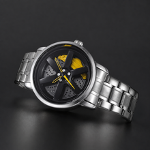 Men’s Black Wheel-and-Caliper Dial Quartz Watch — product photo 08
