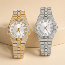 Faceted-Accent Roman-Index Calendar Quartz Watch — product photo 09