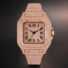 Unisex Square Roman-Numeral Quartz Watch — regenerated unbranded product view 4