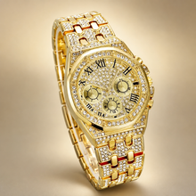 Men's Roman-Numeral Ornamental Calendar Quartz Watch — regenerated unbranded product view 2