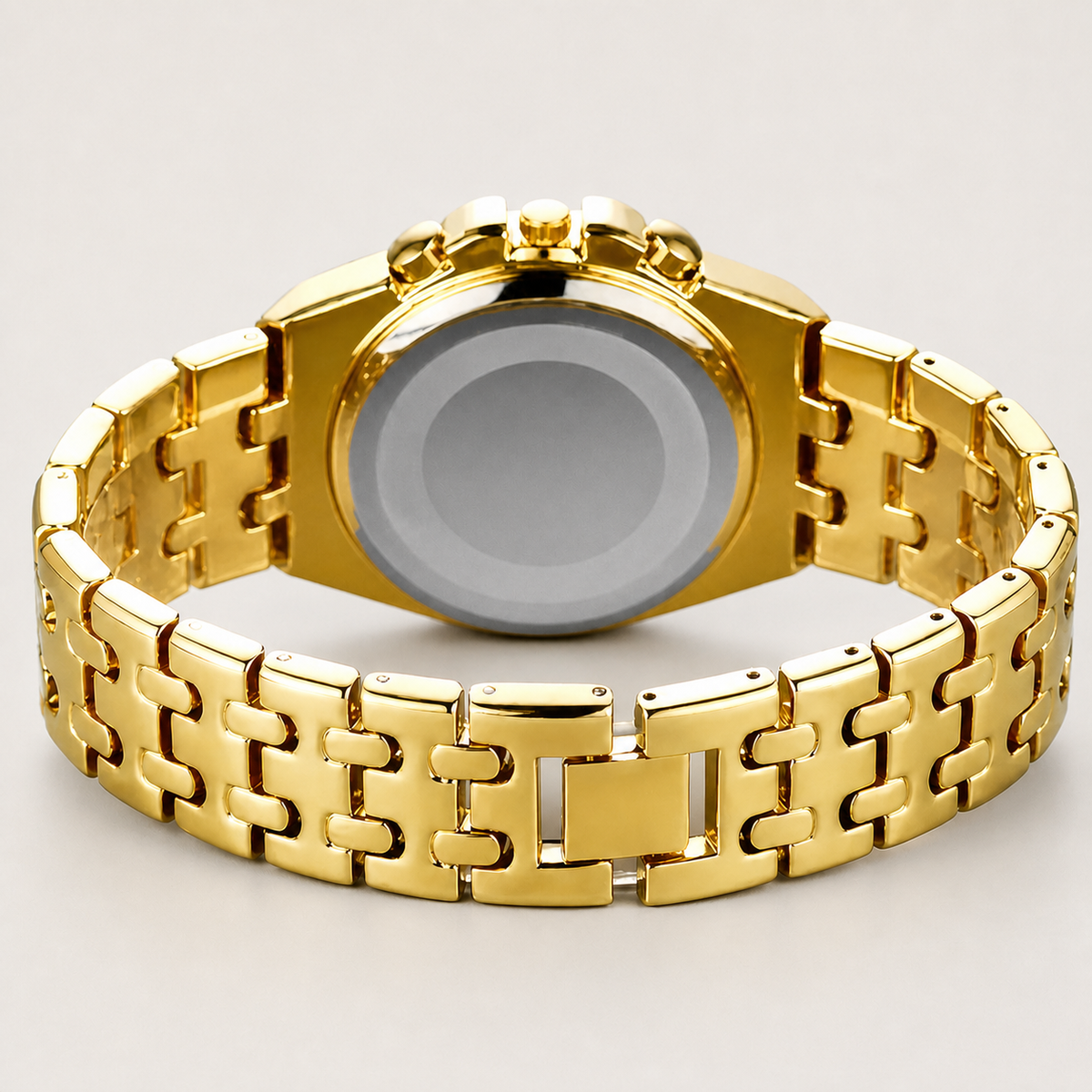 Men's Roman-Numeral Ornamental Calendar Quartz Watch — regenerated unbranded product view 4